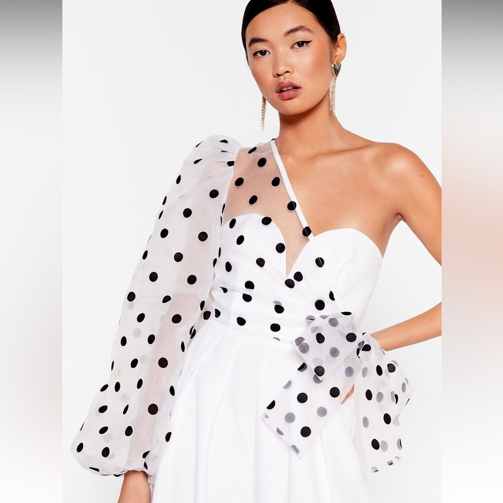 NASTYGAL POLKA DOT JUMPSUIT